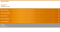 Desktop Screenshot of m.gas-south.com