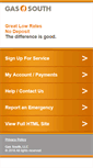 Mobile Screenshot of m.gas-south.com